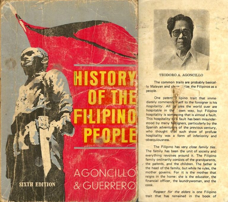history of the filipino people by teodoro a agoncillo